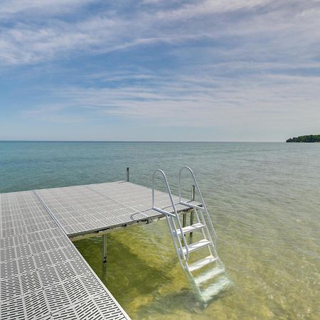 Waterfront Cheboygan Home With Fire Pit Exterior foto